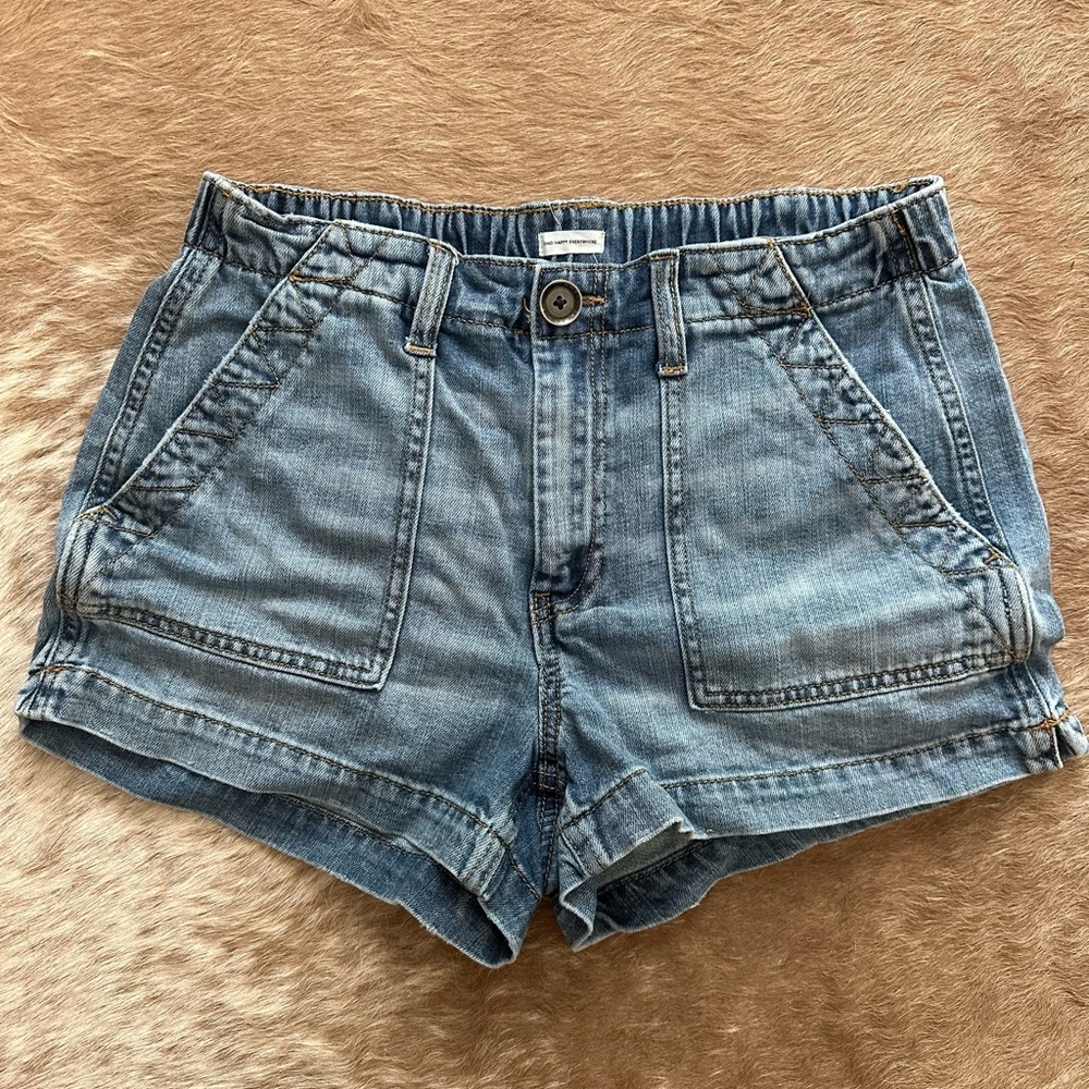 Aerie Light Blue Jean Shorts